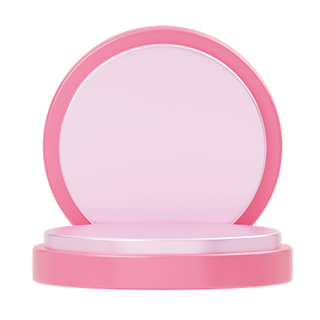 Product Display Showcase Podium  3D Icon