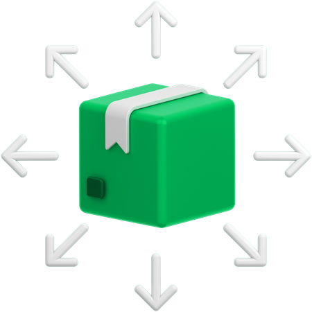 Product Distribution  3D Icon
