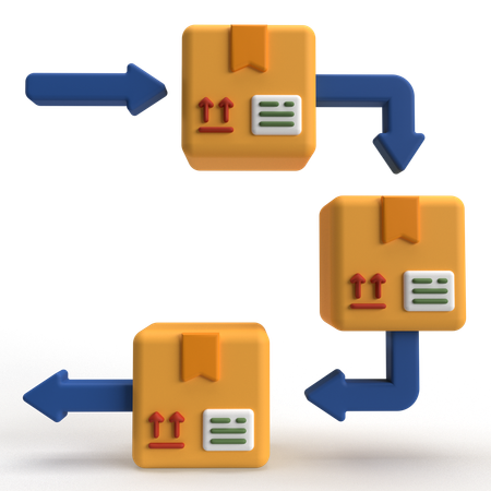 Product Distribution  3D Icon
