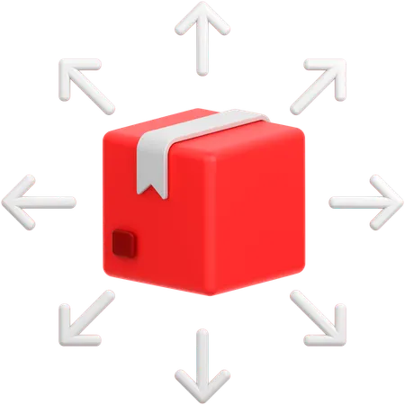 Product Distribution  3D Icon