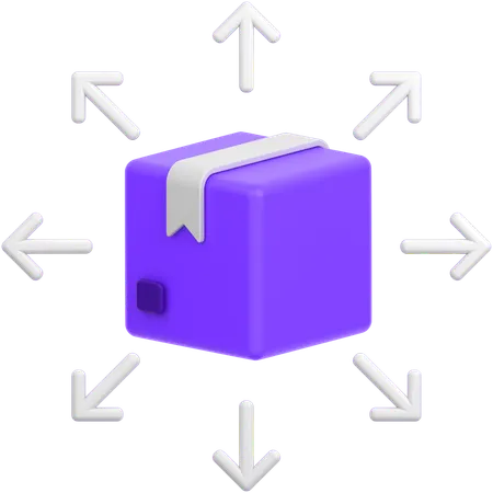 Product Distribution  3D Icon