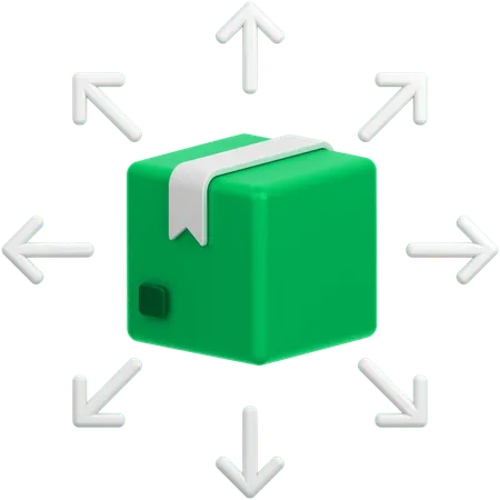 Product Distribution  3D Icon