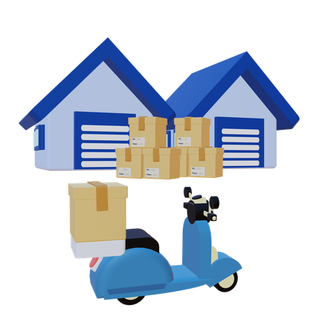 Product Distribution  3D Icon