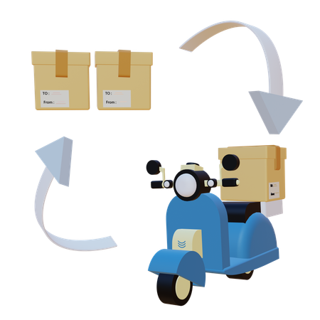 Product Distribution  3D Icon