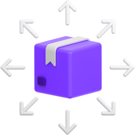 Product Distribution  3D Icon