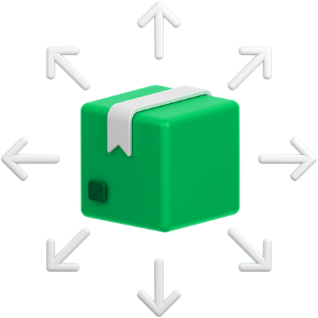 Product Distribution  3D Icon
