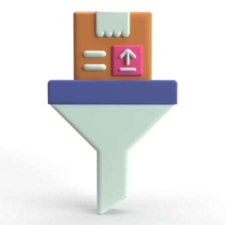 Product Filter  3D Icon