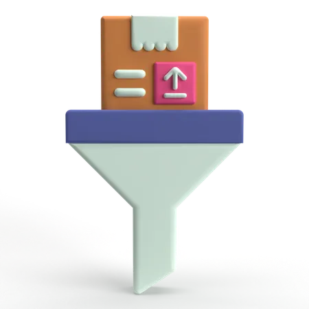 Product Filter  3D Icon