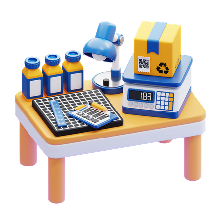 Product inspection table  3D Icon