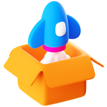 Product Lauch  3D Icon