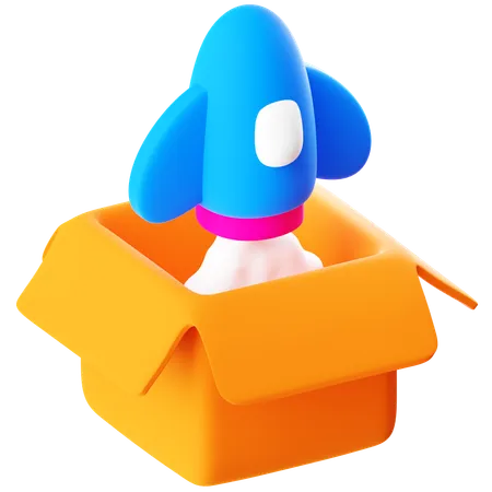 Product Lauch  3D Icon