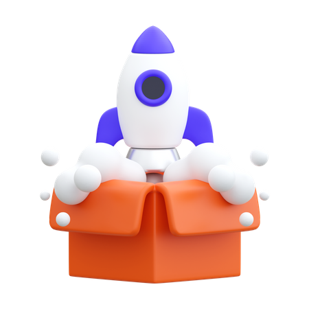 Product Lauch  3D Icon