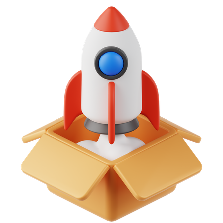 Product Launch  3D Icon