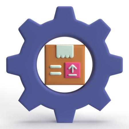 製品管理  3D Icon