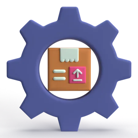 製品管理  3D Icon