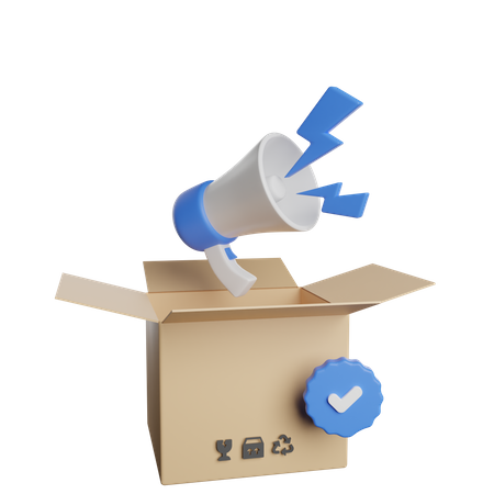 Product Marketing  3D Icon