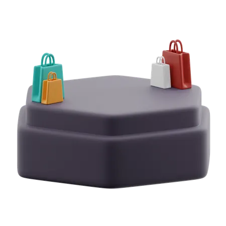 Product Podium  3D Icon