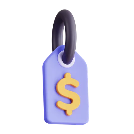 Product price tag  3D Icon