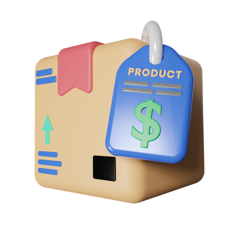 Product Price Tag  3D Icon