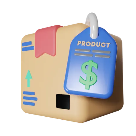 Product Price Tag  3D Icon