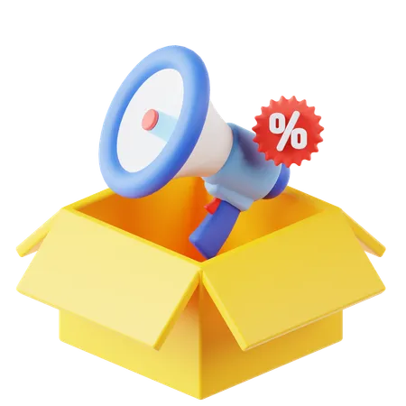 Product Promotion 3 D Icon 3D Icon