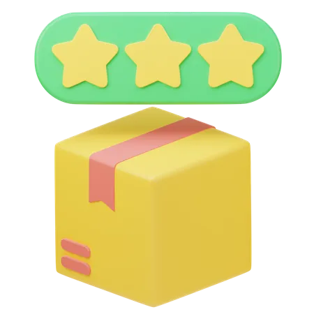 Product Rate 3 D Illustration 3D Icon