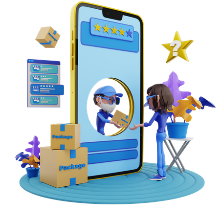 Product rating  3D Icon