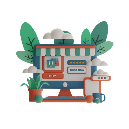 Product Rating Display  3D Illustration
