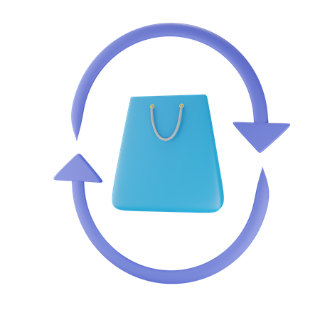 Product return  3D Icon