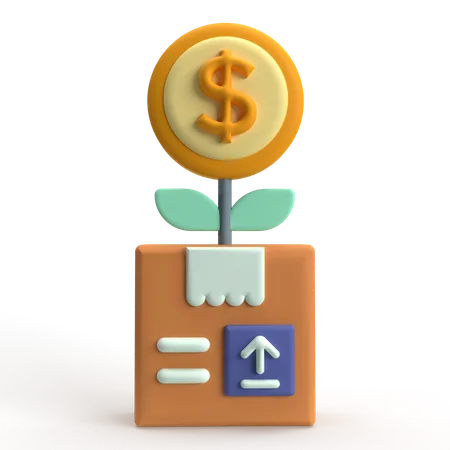 Product Revenue  3D Icon