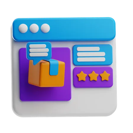 Product Review  3D Icon