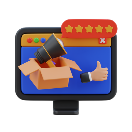 Product Review  3D Icon