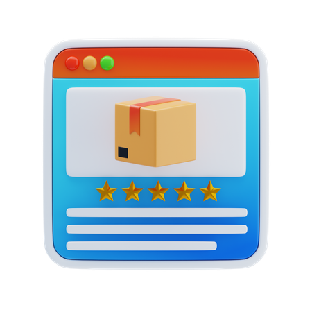 Product Review  3D Icon