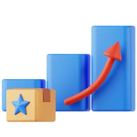 Product Statistics  3D Icon