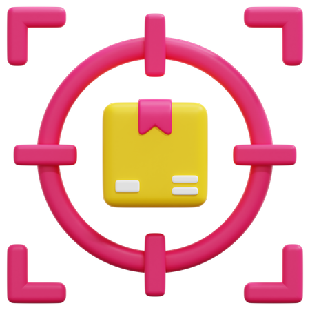 Product Target  3D Icon