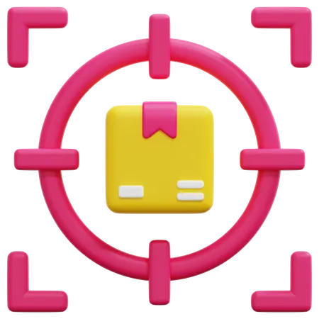 Product Target  3D Icon