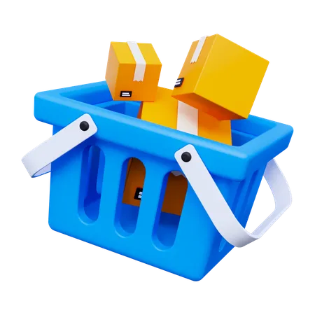 Product Trolley  3D Icon
