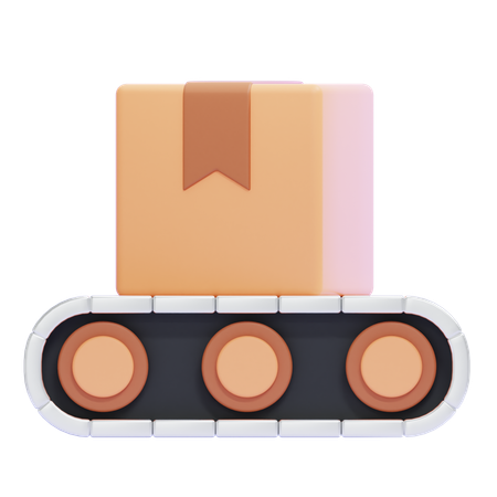 生産  3D Icon