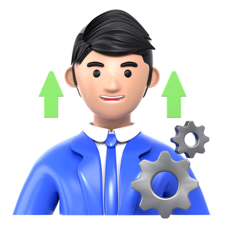 Productividad  3D Icon