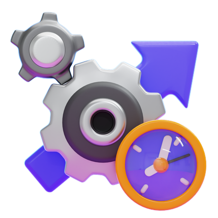 Productividad  3D Icon