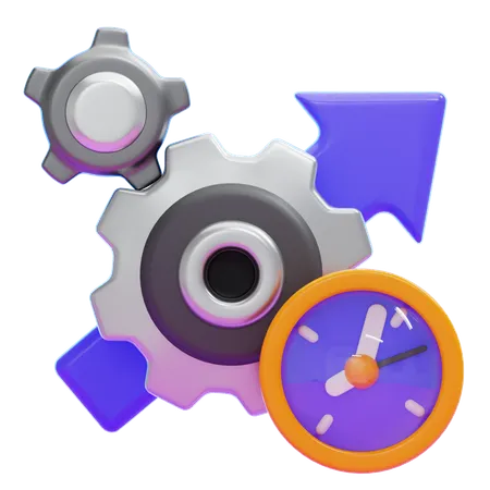 Productividad  3D Icon