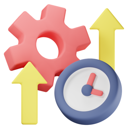 Productividad  3D Icon