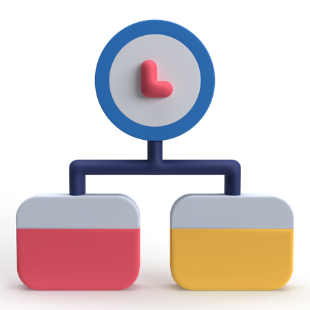 Productivité  3D Icon