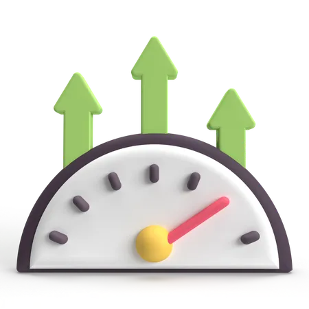 Productivity Increase  3D Icon