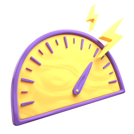 Productivity Speedometer  3D Icon