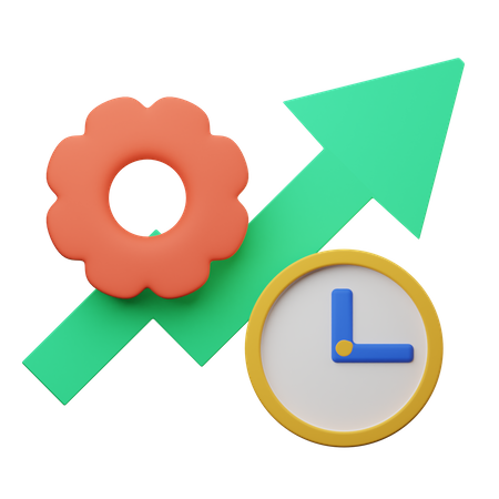 Productivity Time  3D Icon