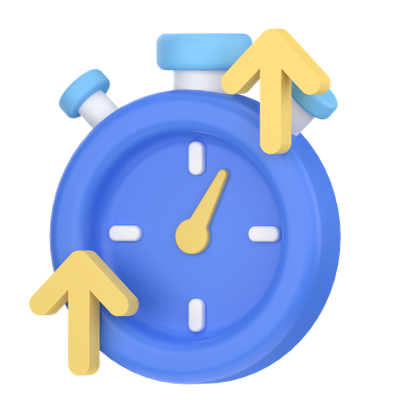 Productivity Up  3D Icon