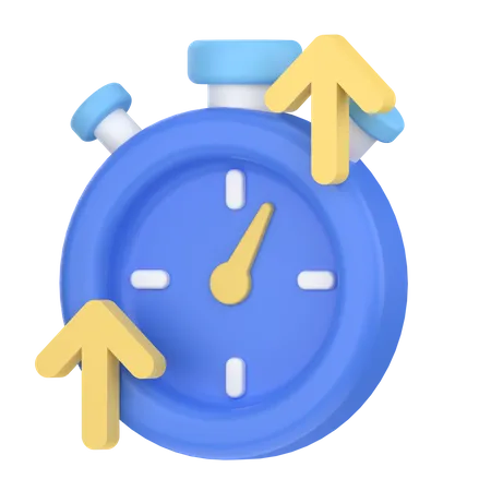 Productivity Up  3D Icon