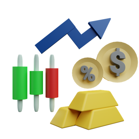 Producto de oro  3D Icon