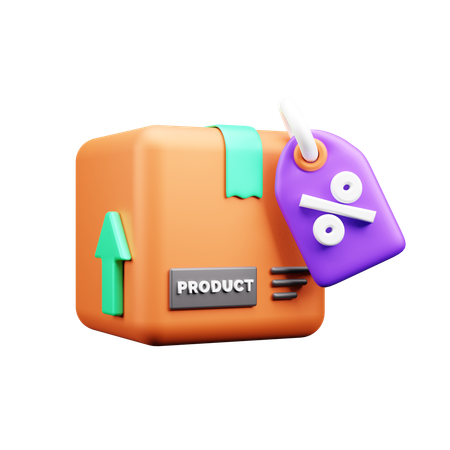 Descuento de producto  3D Icon